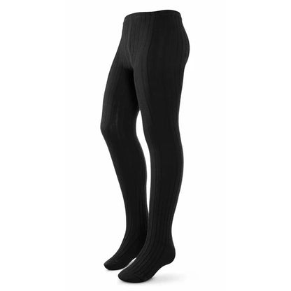 Zubii Ribbed Cotton Tights - 170
