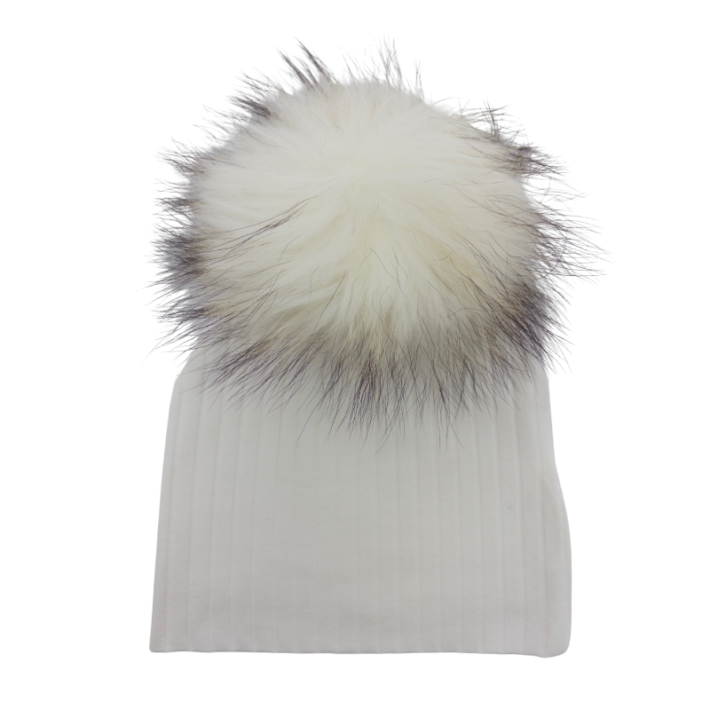 Mini Pops Cotton Wide Rib W/Pompom - Br3301s