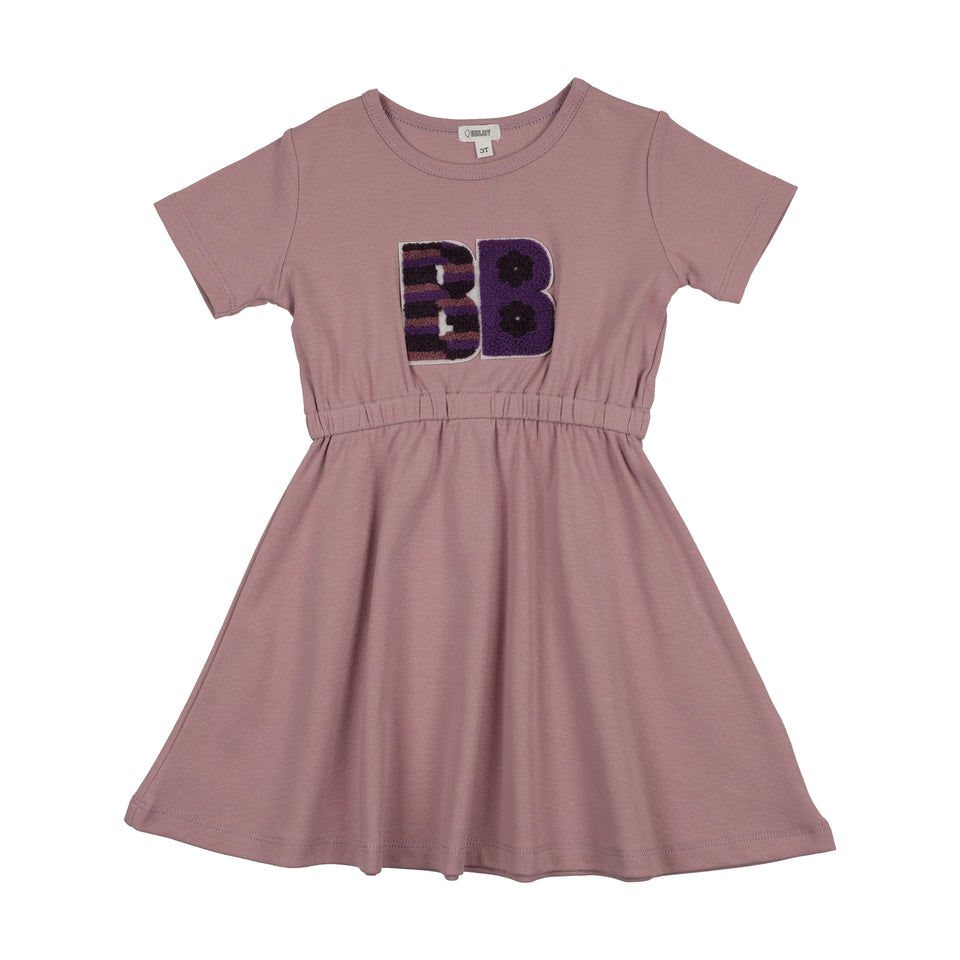 Bonjoy Sherpa Patch Short Sleeve Dress - BTSS26003SSD