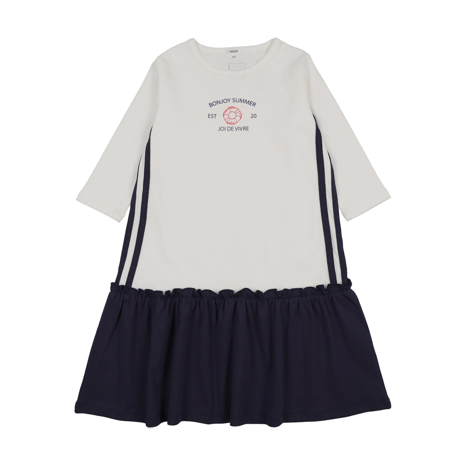 Bonjoy Bonjoy Summer 3/4 Sleeve Dress - BTSS26004D