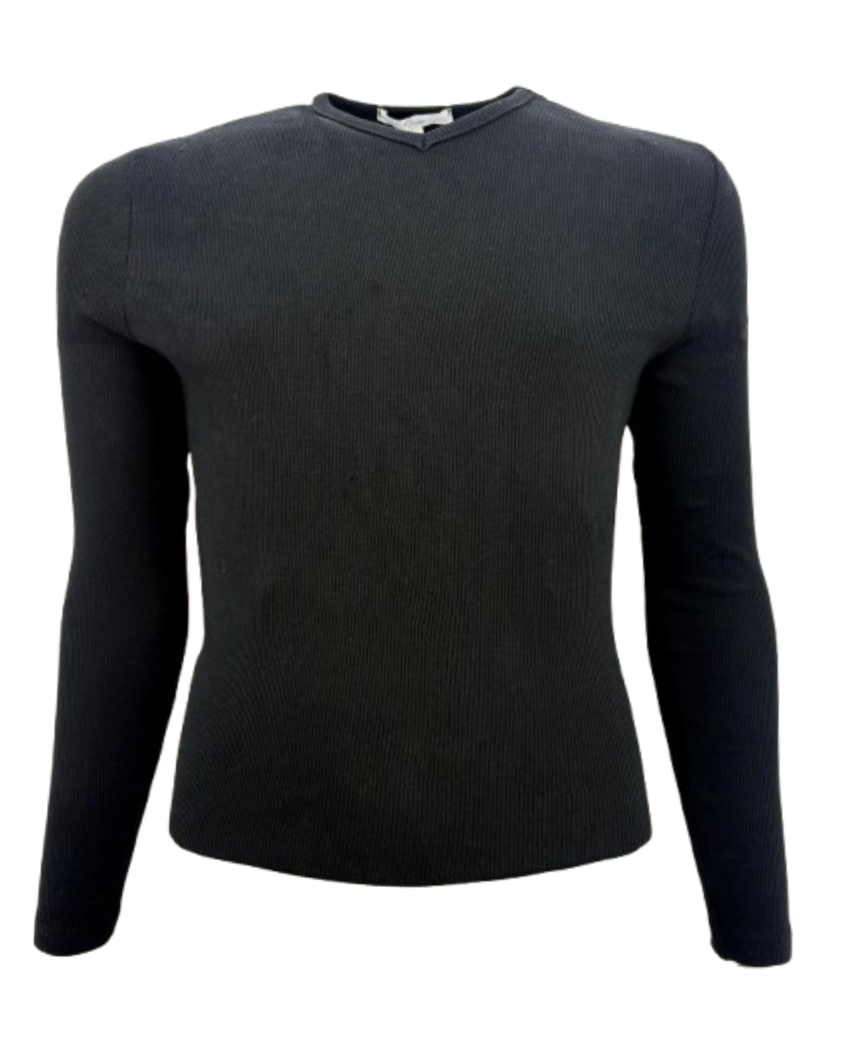 Mini Pops Ladies Ribbed V Neck - S101