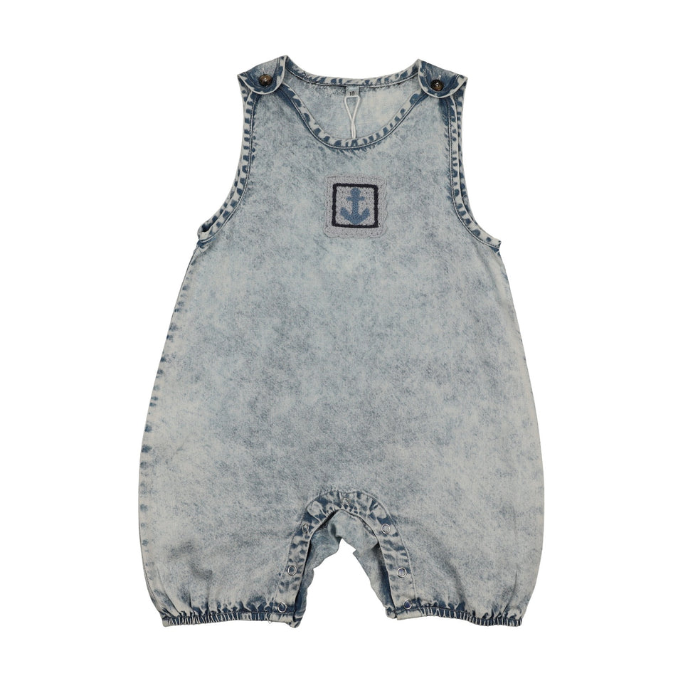 Bonjoy Crochet Tencel Shorts Romper - BTSS26007SR