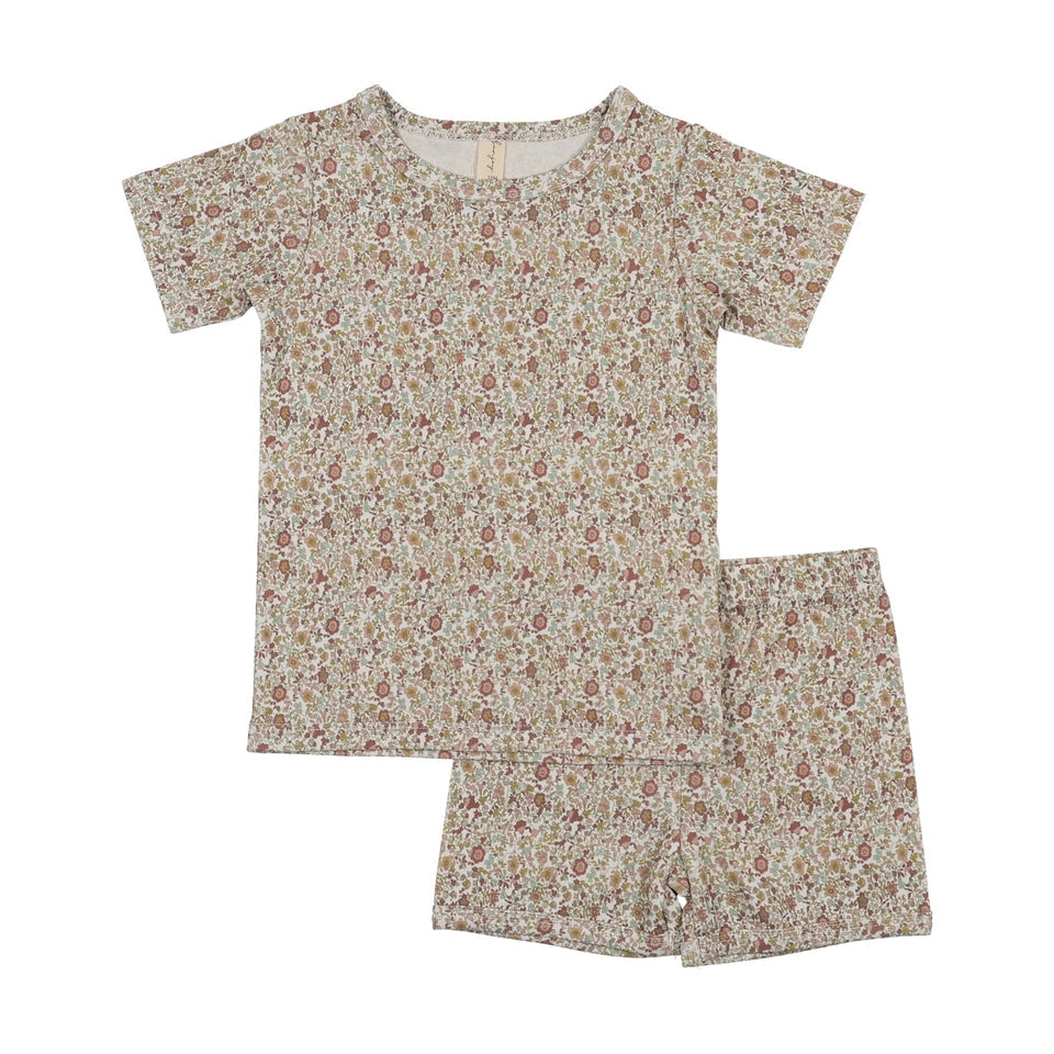 Bonjoy Sweet Floral Short Sleeve Lounge Set - BLSS26078SS