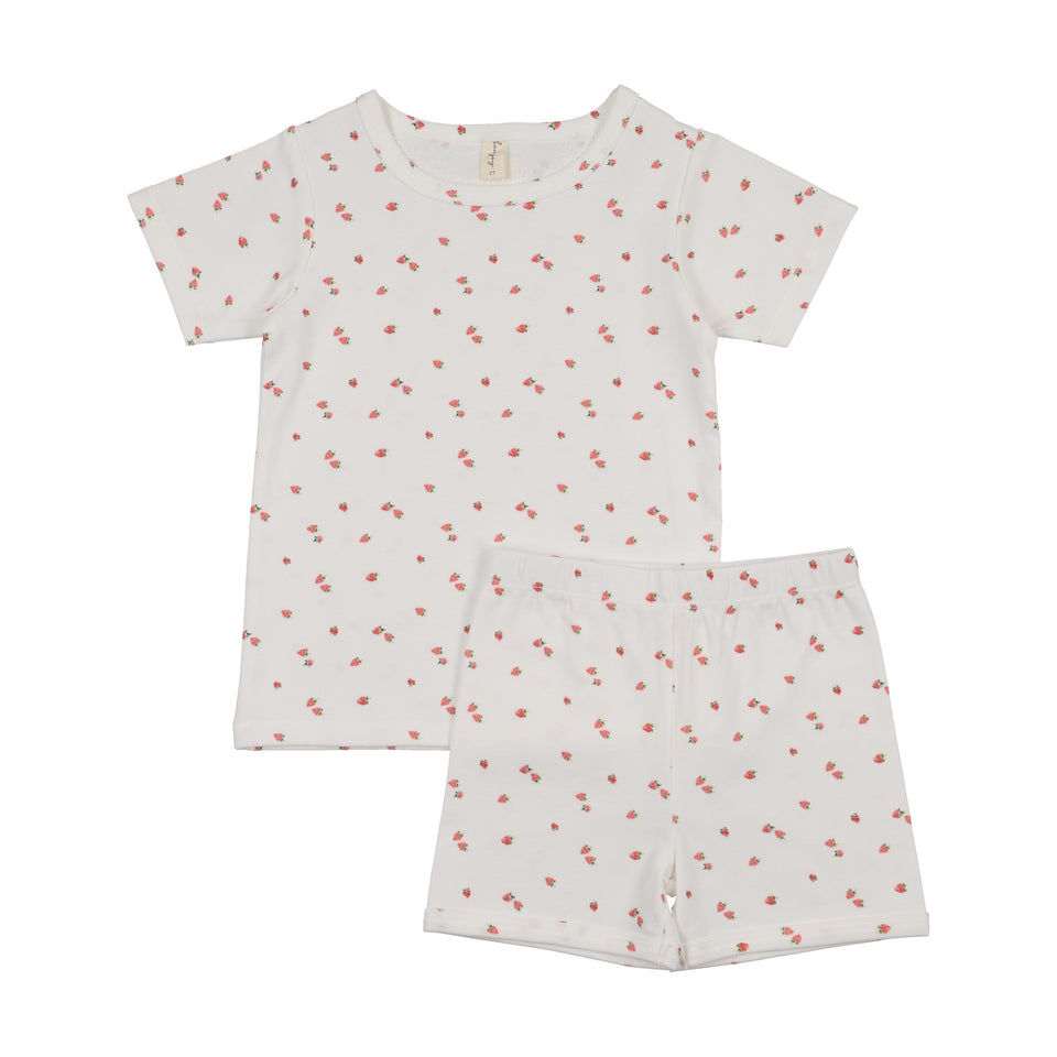 Bonjoy Tiny Fruits Short Sleeve Lounge Set - BLSS26075SS