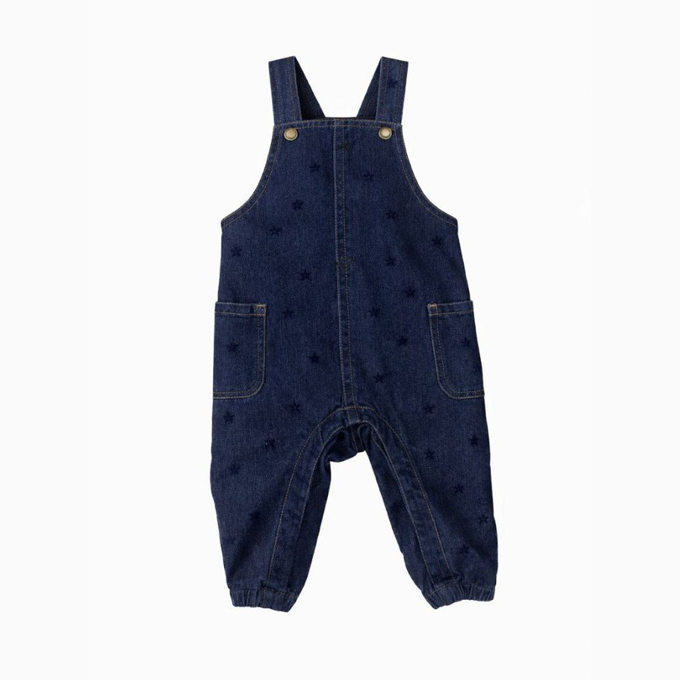Bonjoy Printed Heart Denim Overalls - TW26010O