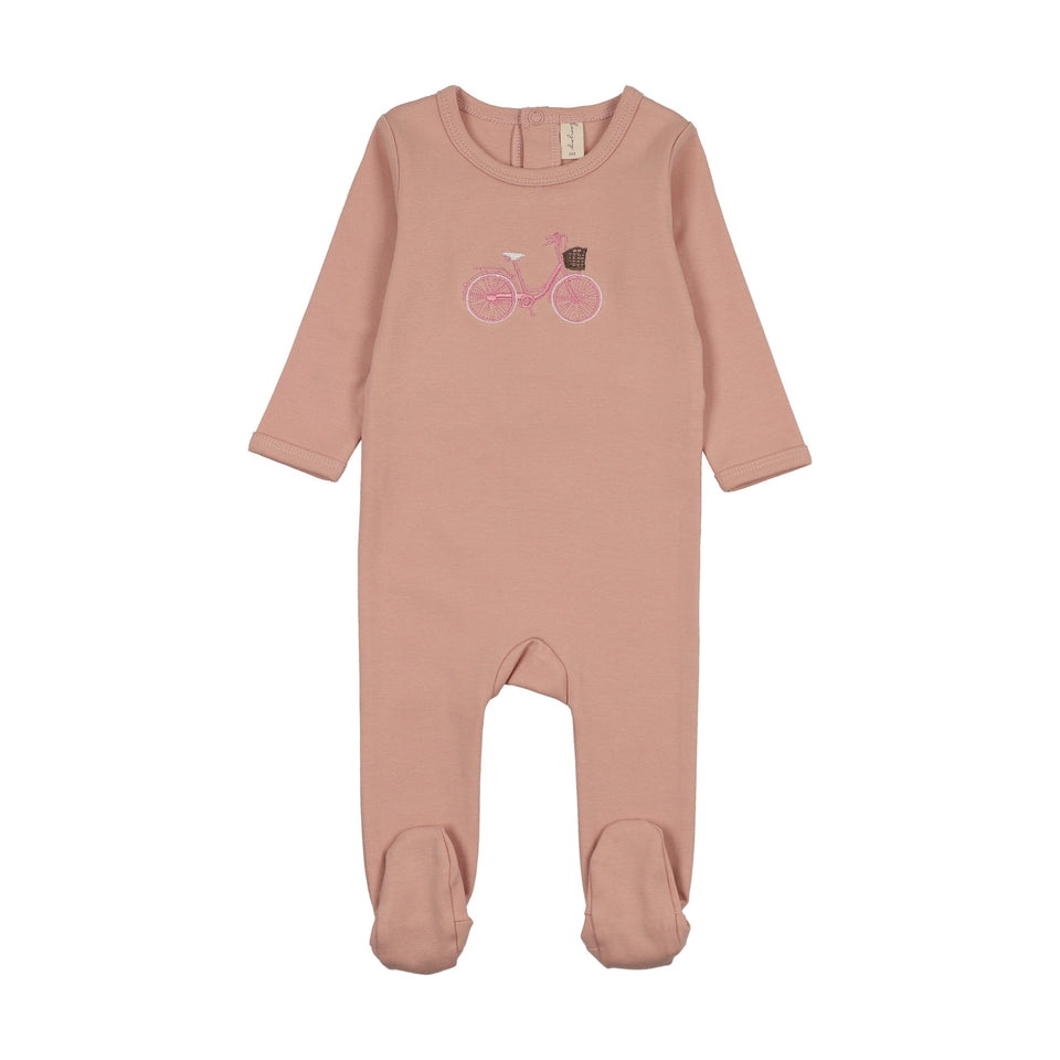 Bonjoy Embroidered Bike Footie - BWL2620F