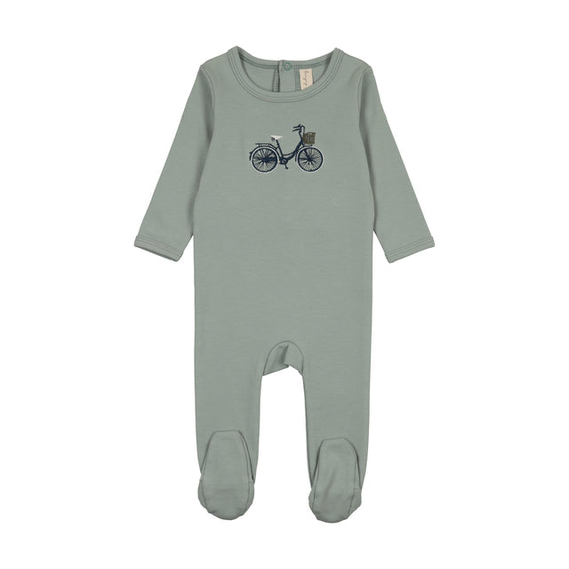 Bonjoy Embroidered Bike Footie - BWL2620F