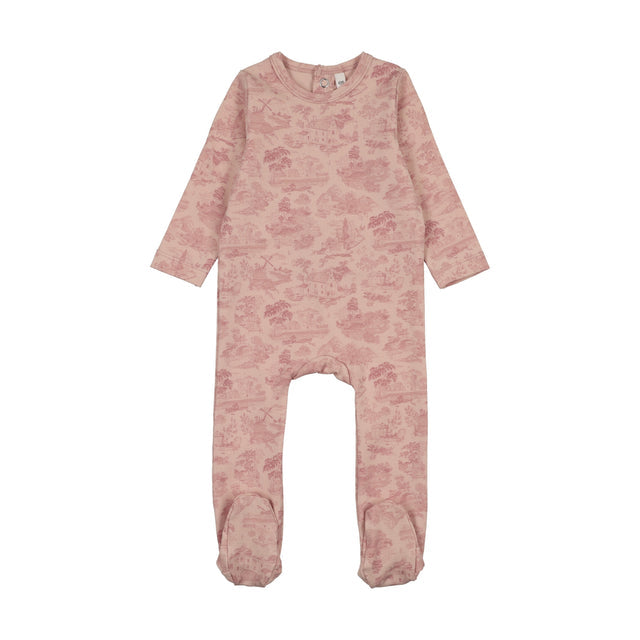 Bonjoy Farmhouse (Toile) Footie - WP260040F