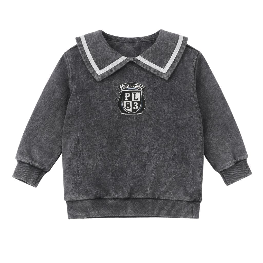 Bonjoy Black Wash Sweatshirt - SW26010GSW