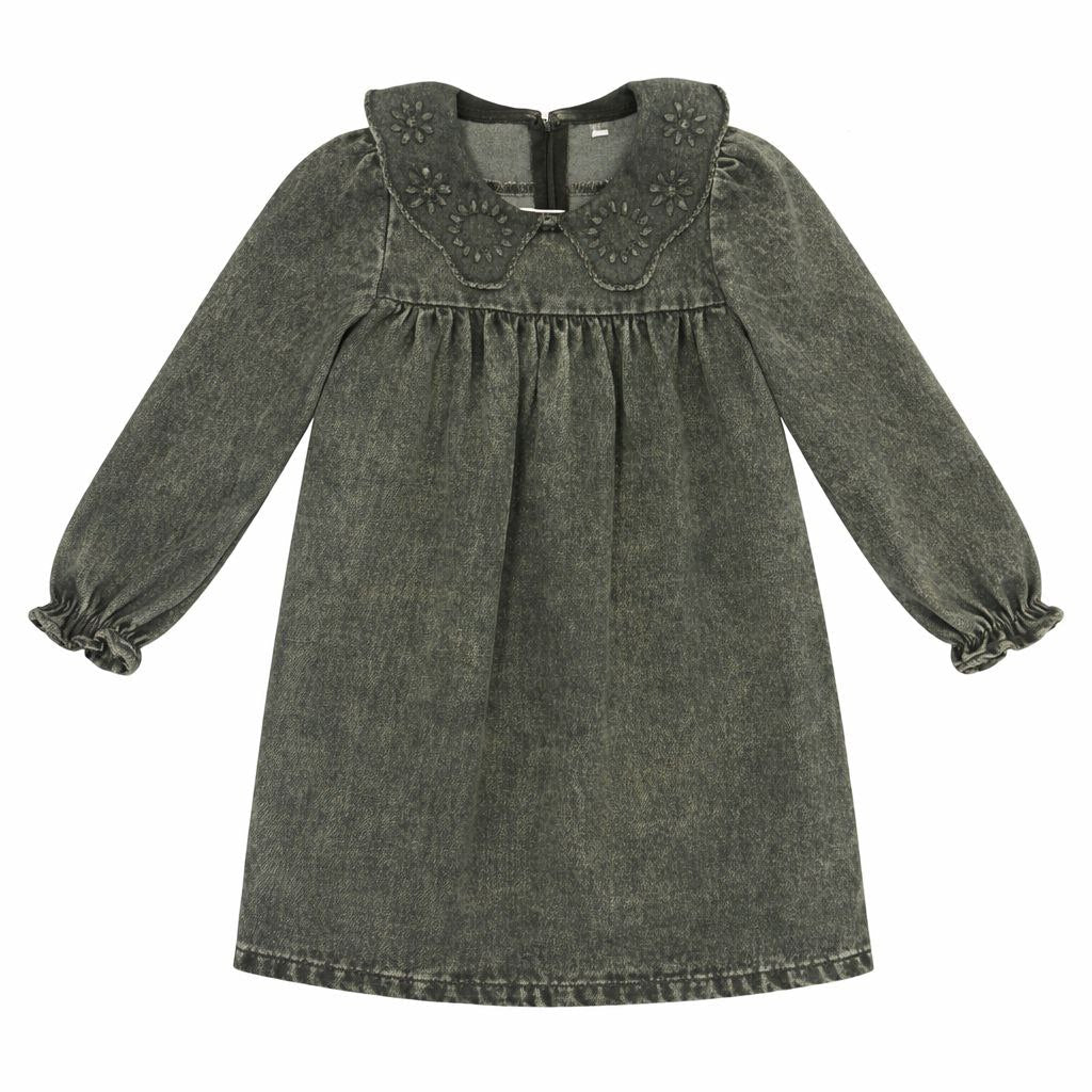 Bonjoy Crochet Denim Dress - TW26006D