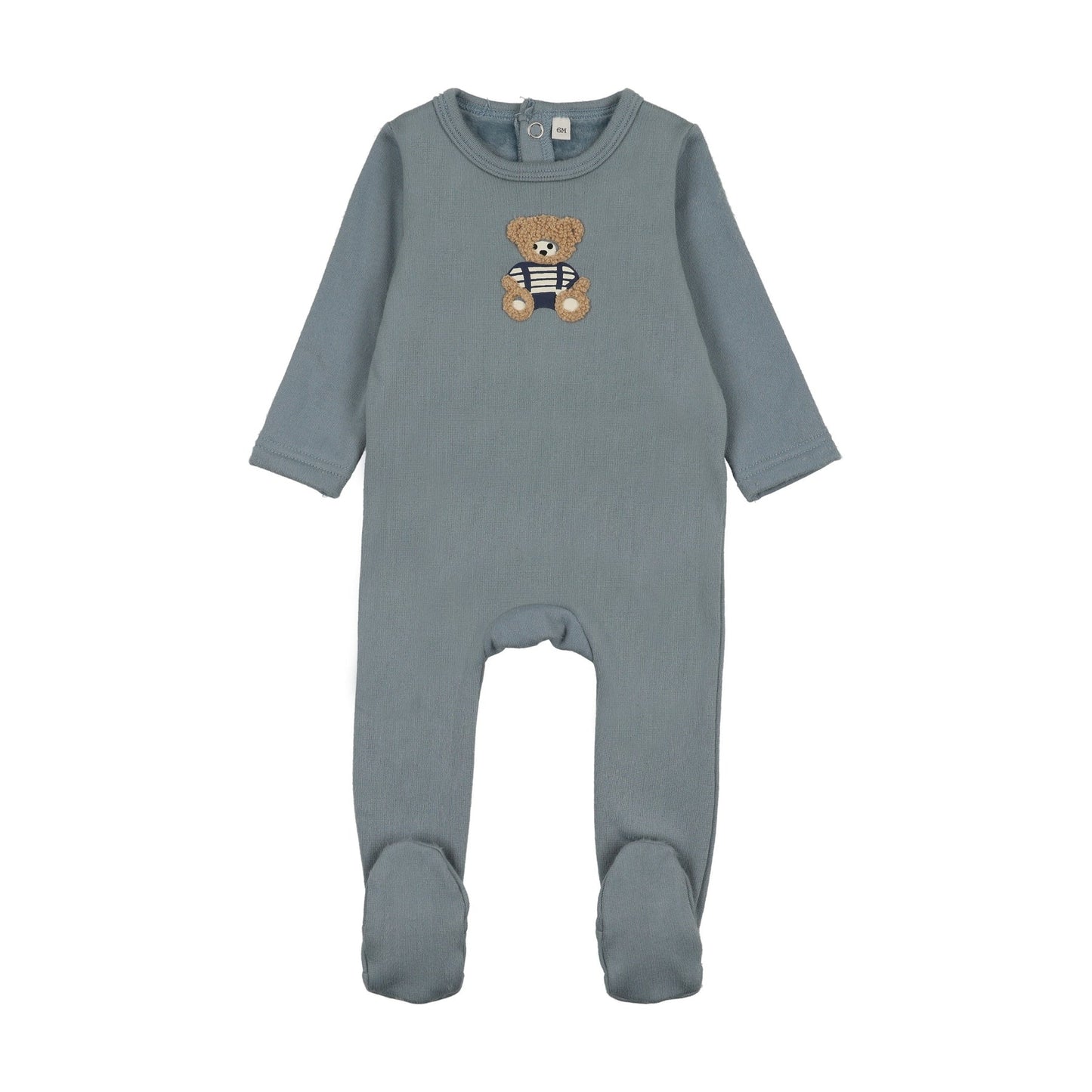 Bonjoy Sherpa Teddy Velour Footie - BWLV26007F