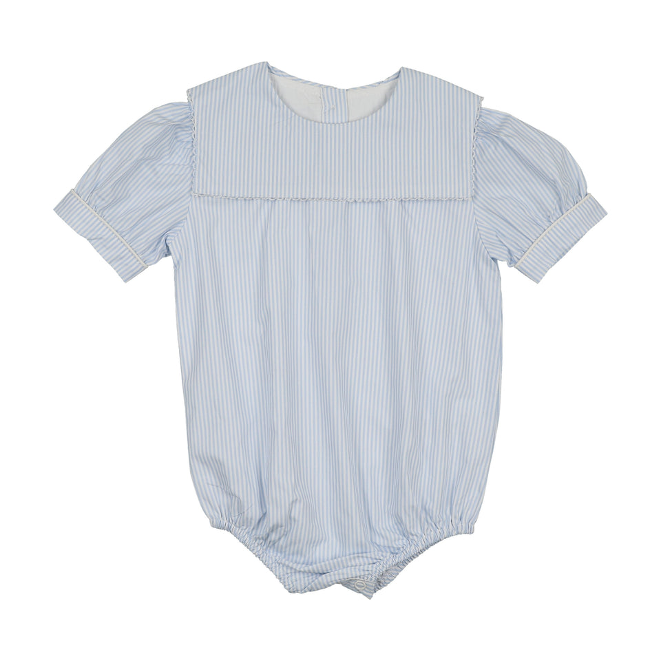 Bonjoy Shabbos Sailor Stripe Romper - BTSS26014GR