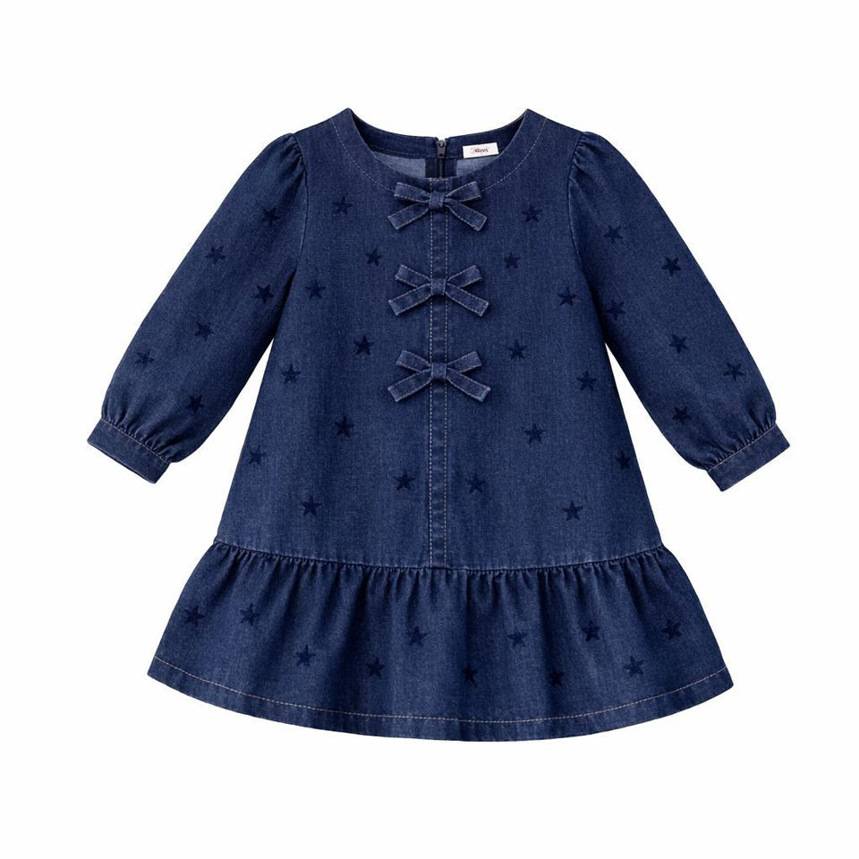 Bonjoy Printed Heart Denim Dress - TW26010D