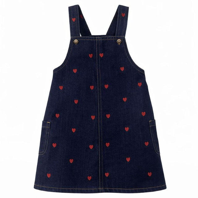 Bonjoy Printed Heart Denim Jumper - TW26010J