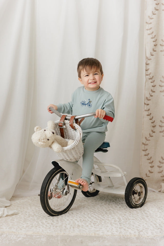 Bonjoy Embroidered Bike Sweatset - BWL2620S