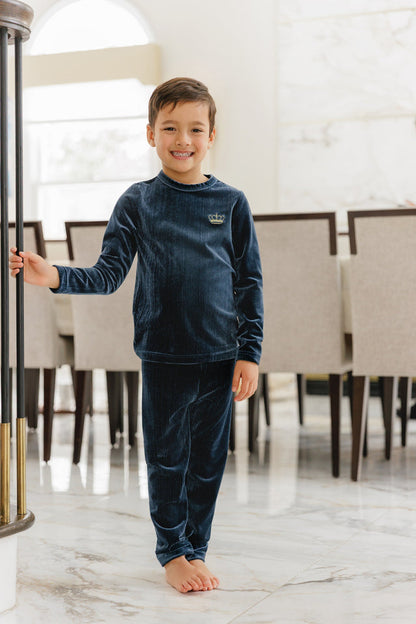 Bonjoy Velour Crown Pajamas - TW26022P