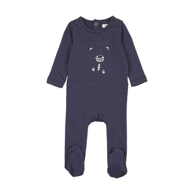 Bonjoy Gingham Teddy Footie - WS262010F