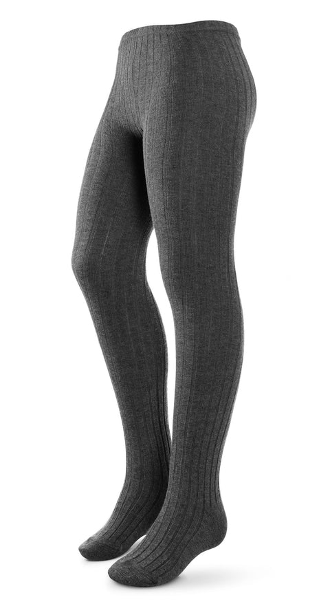 Zubii Ribbed Cotton Tights - 170