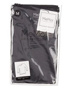 Memoi Womens Bonded 3/4" Sleeve Top - Csp102