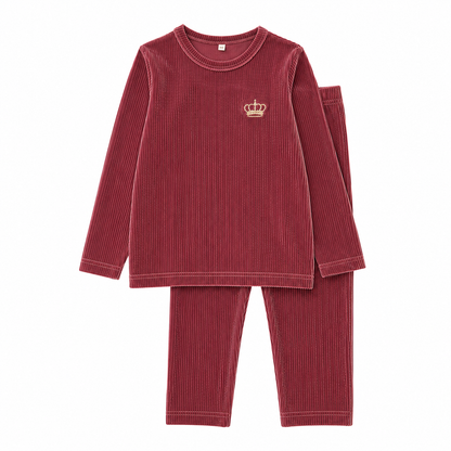Bonjoy Velour Crown Pajamas - TW26022P