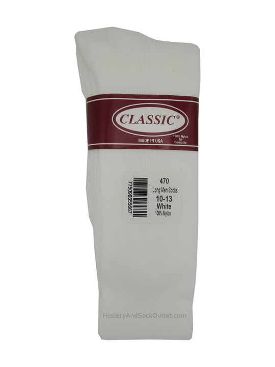 Classic Mens Dress Long Socks Nylon - 470