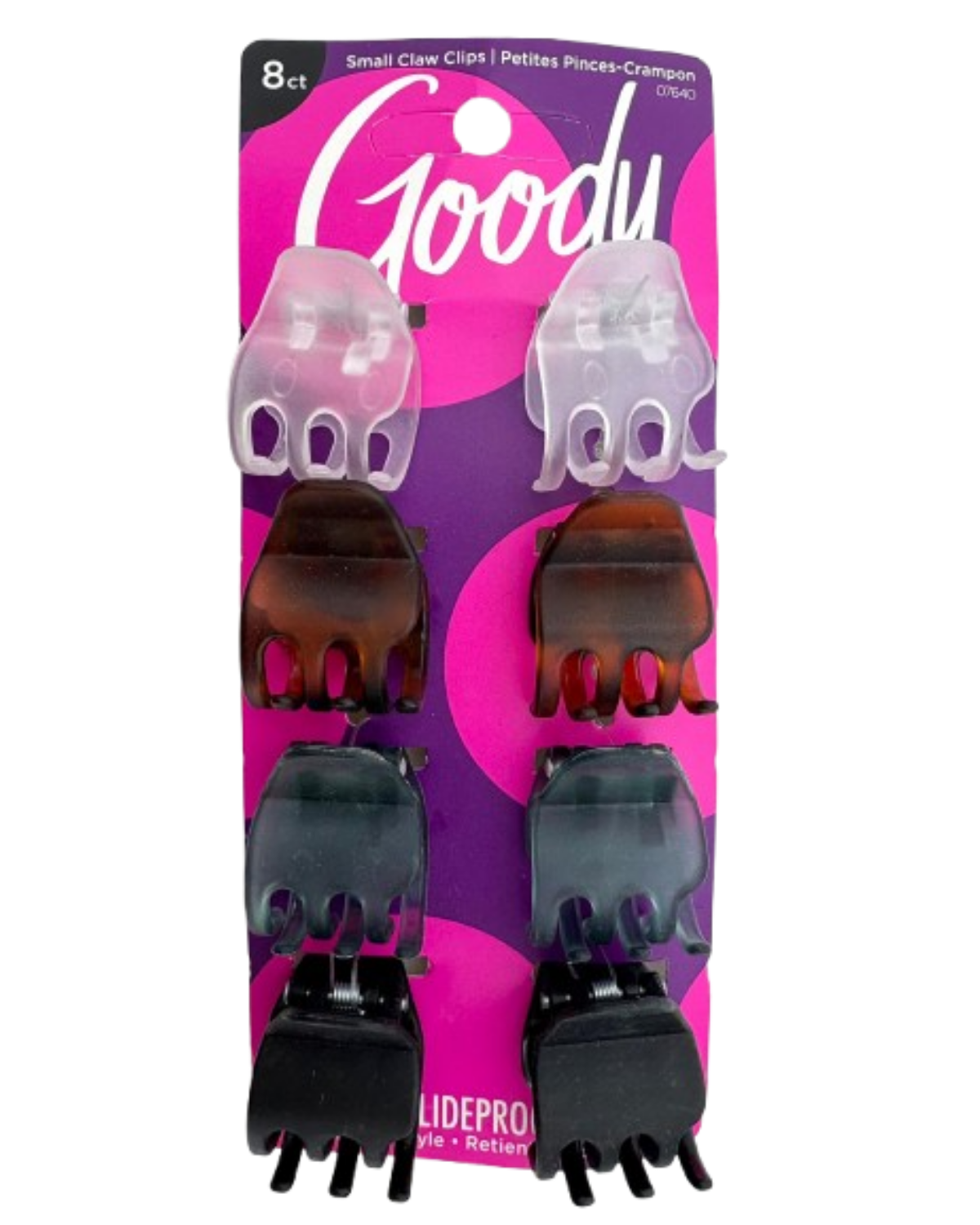 Goody 8Ct Small Claw Clip - 07640