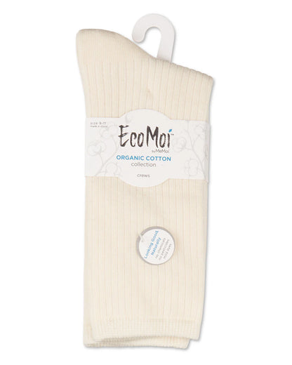 Memoi Organic Cotton Mock Rib Crew - EM-207-6