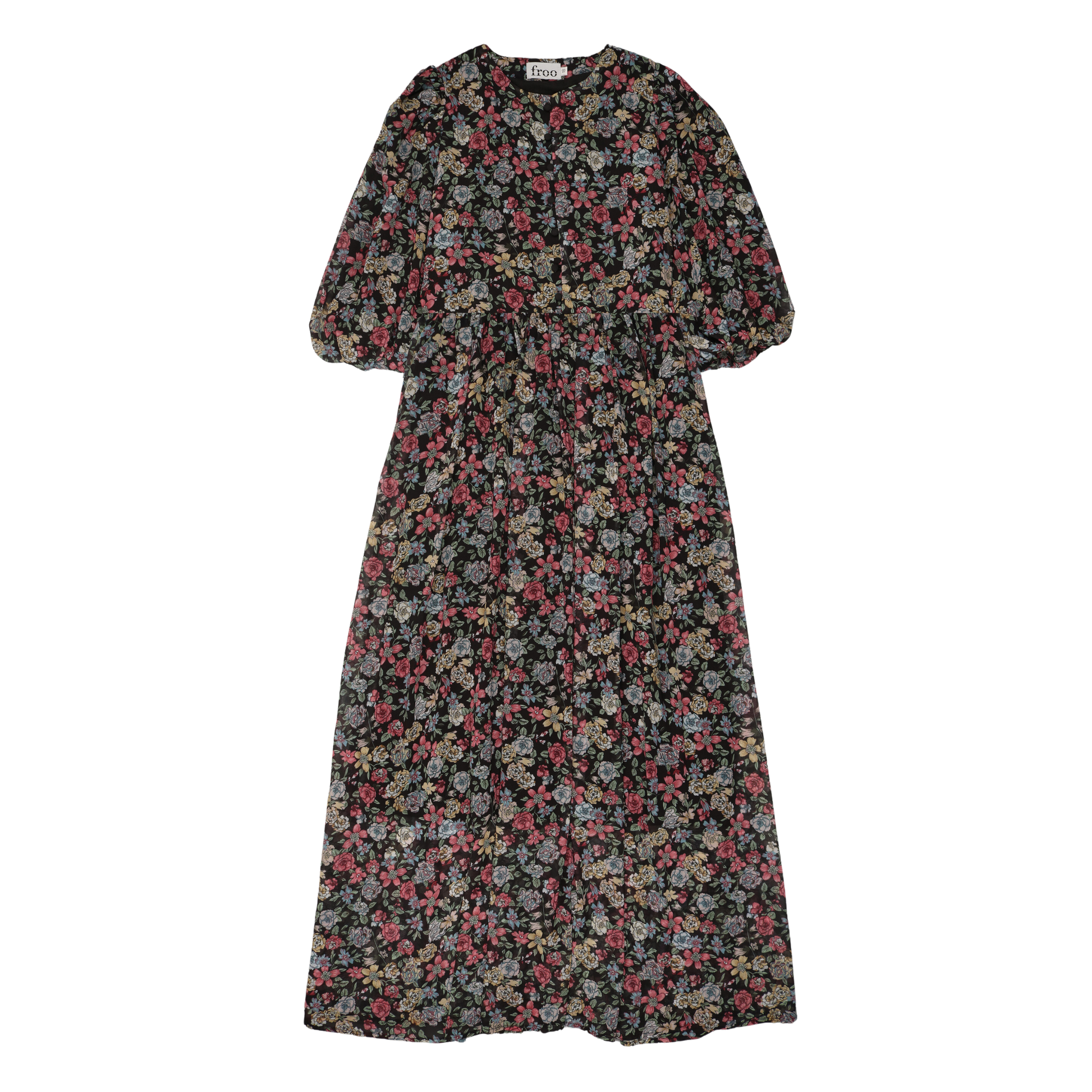 froo maxi dress FROO VERONA MAXI DRESS (3-18Y) 18Y / Black