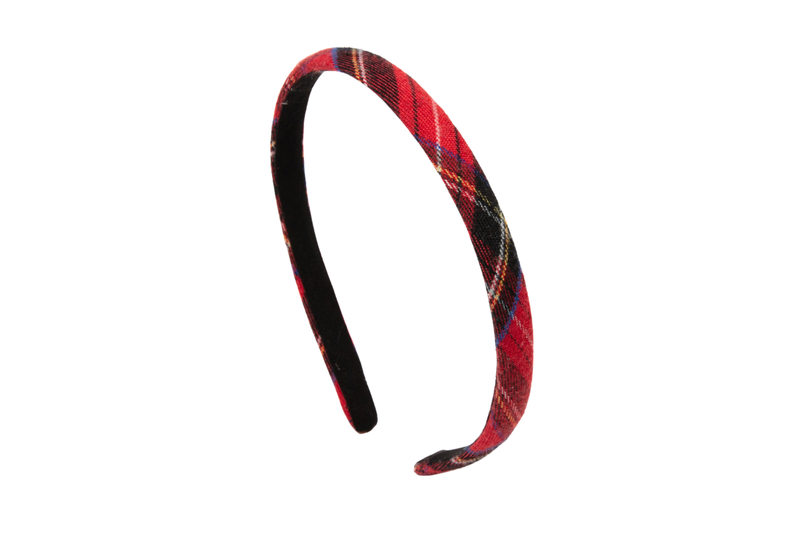Heirlooms Winter Check - Thin Headband - H1712T