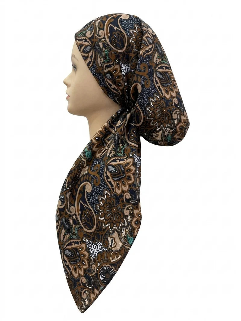 Revaz Multi Paisley Pretied Headscarf - HS749