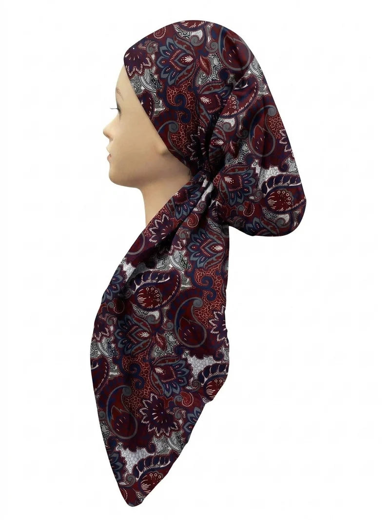 Revaz Multi Paisley Pretied Headscarf - HS749