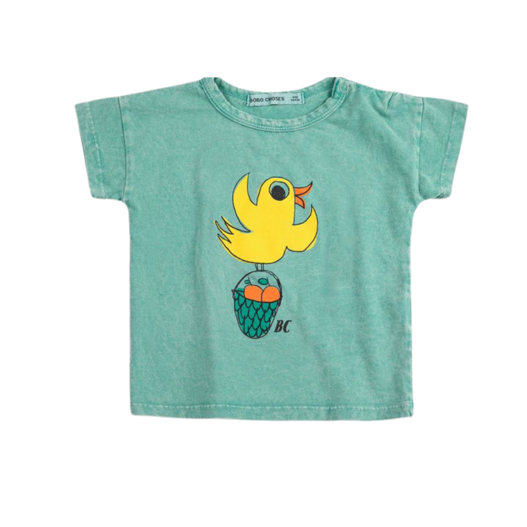 Bobo Choses Flying Oranges Short Sleeve Tee - B126AB014
