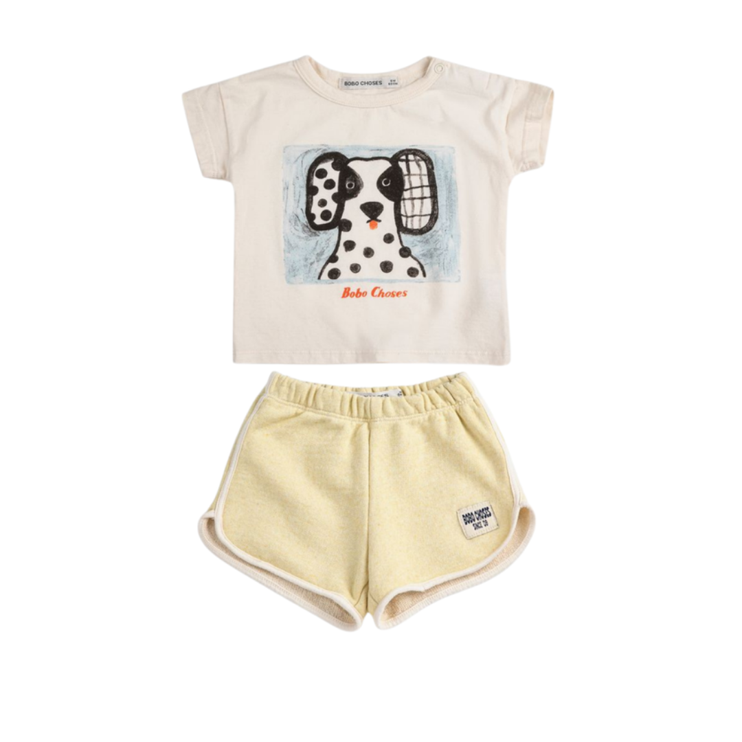 Bobo Choses Van Dog Shorts Set - B126AB012-SET