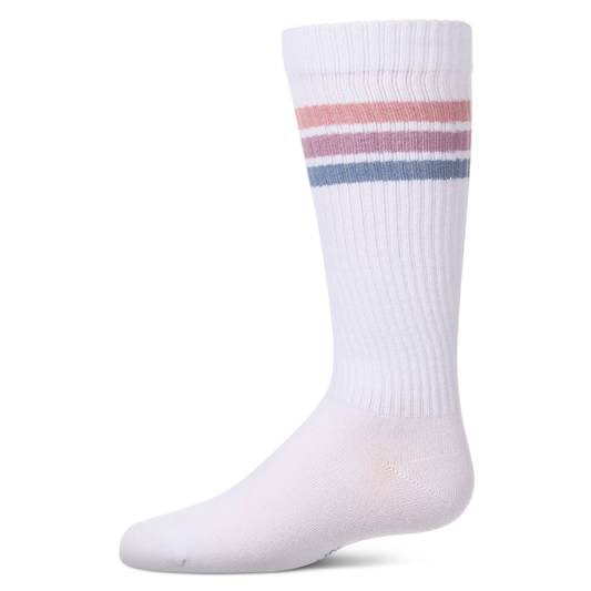Memoi Multi Stripe Knee High - MKF-7248