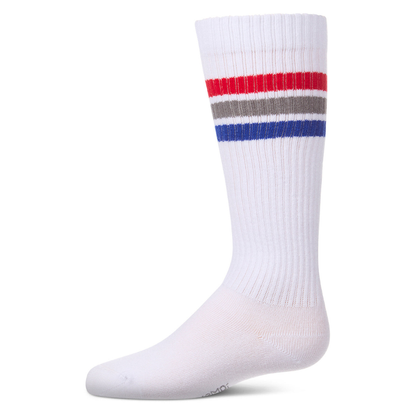 Memoi Multi Stripe Knee High - MKF-7248