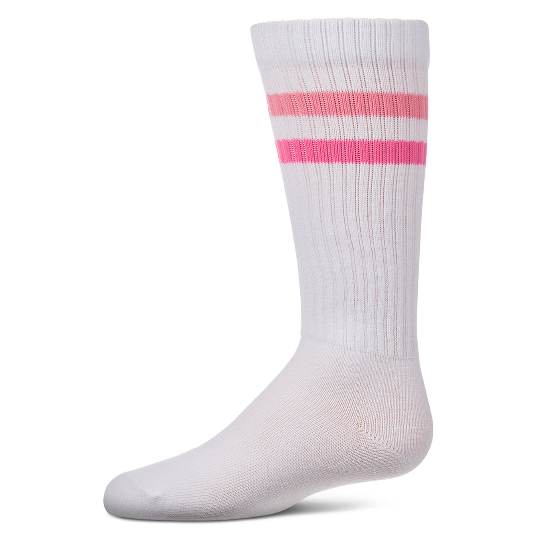 Memoi Double Stripe Knee High - MKF-7251