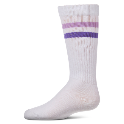 Memoi Double Stripe Knee High - MKF-7251