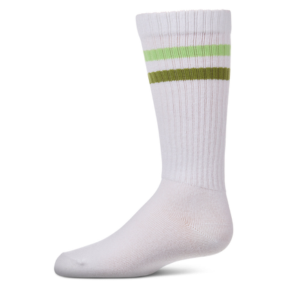 Memoi Double Stripe Knee High - MKF-7251