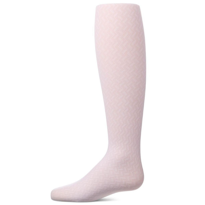 Memoi Zig Zag Nylon Tights - MKF-4100