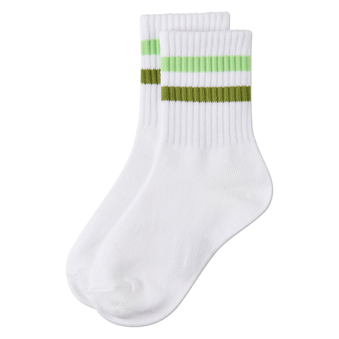Memoi Double Stripe Crew - MKF-6105