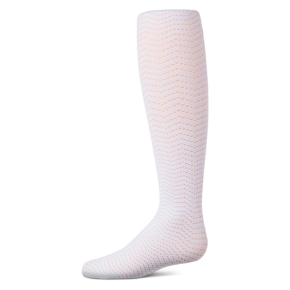 Memoi Open Work Wavy Tights - MKF-4101