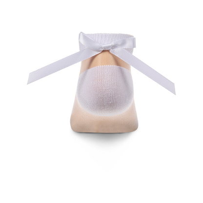 Memoi Sheer Satin Bow Anklet - MKF-6109