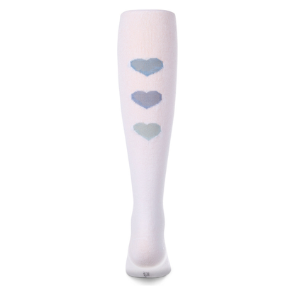 Memoi Triple Heart Cotton Tights - MKF-4106