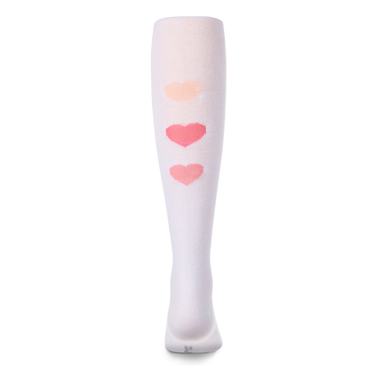 Memoi Triple Heart Cotton Tights - MKF-4106