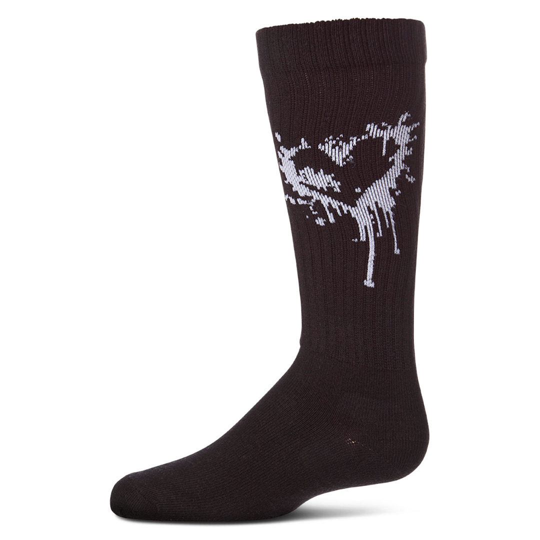 Memoi Dripping Heart Knee High - MKF-7232