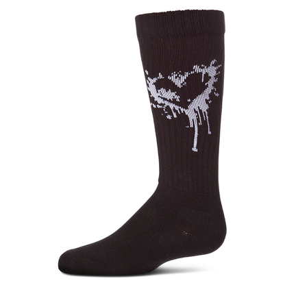 Memoi Dripping Heart Knee High - MKF-7232