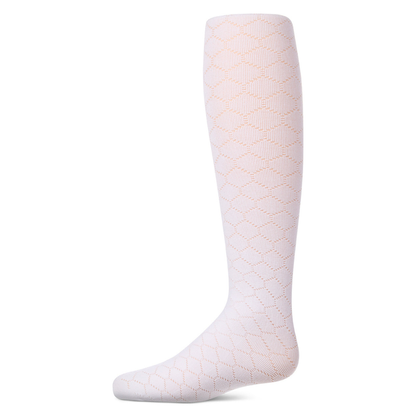 Memoi Honeycomb Light Drop Stitch Tights - MKF-4103