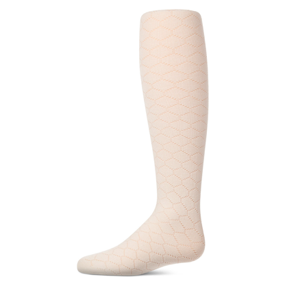 Memoi Honeycomb Light Drop Stitch Tights - MKF-4103