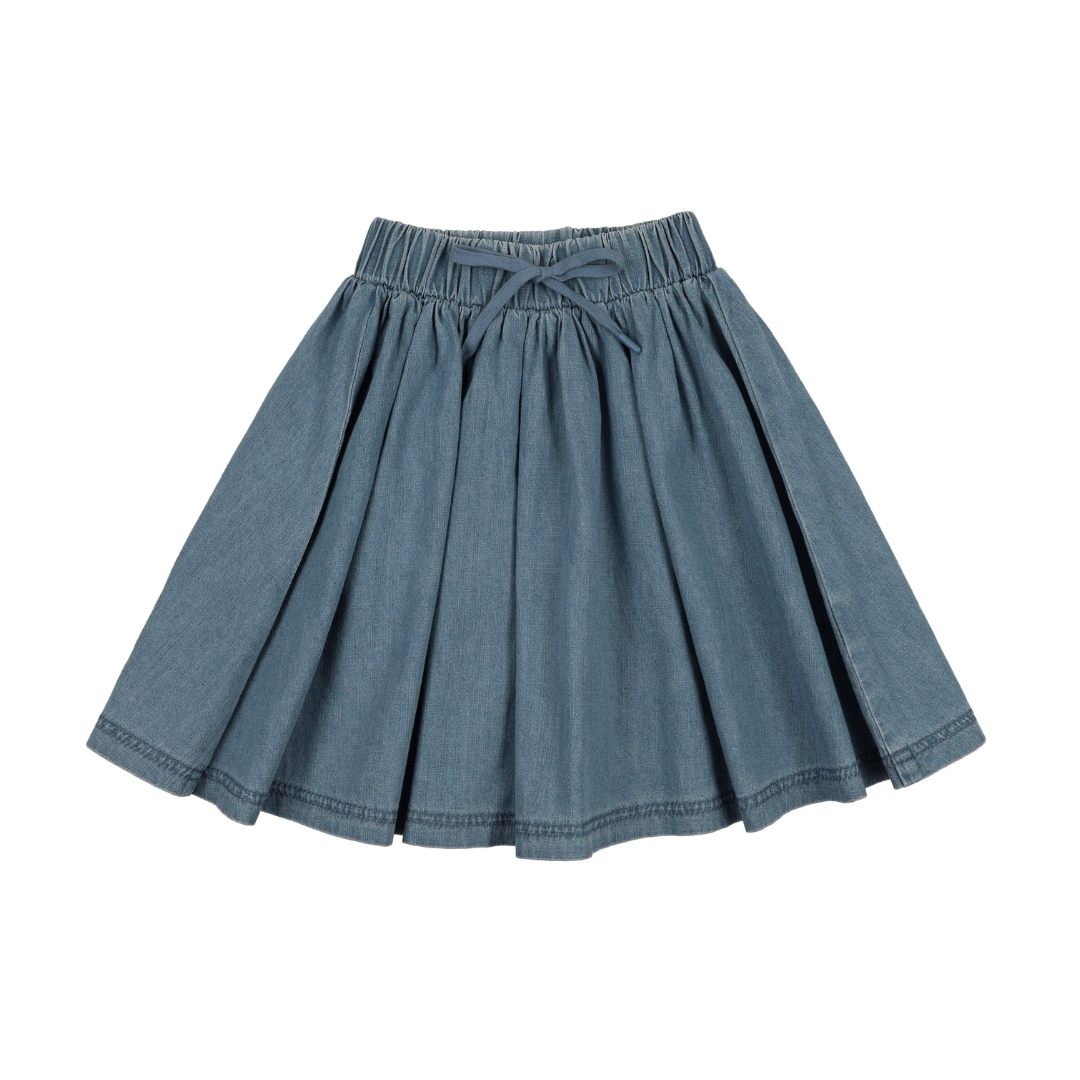 Lil Legs Denim Drawstring Skirt - DDSKT-SS26