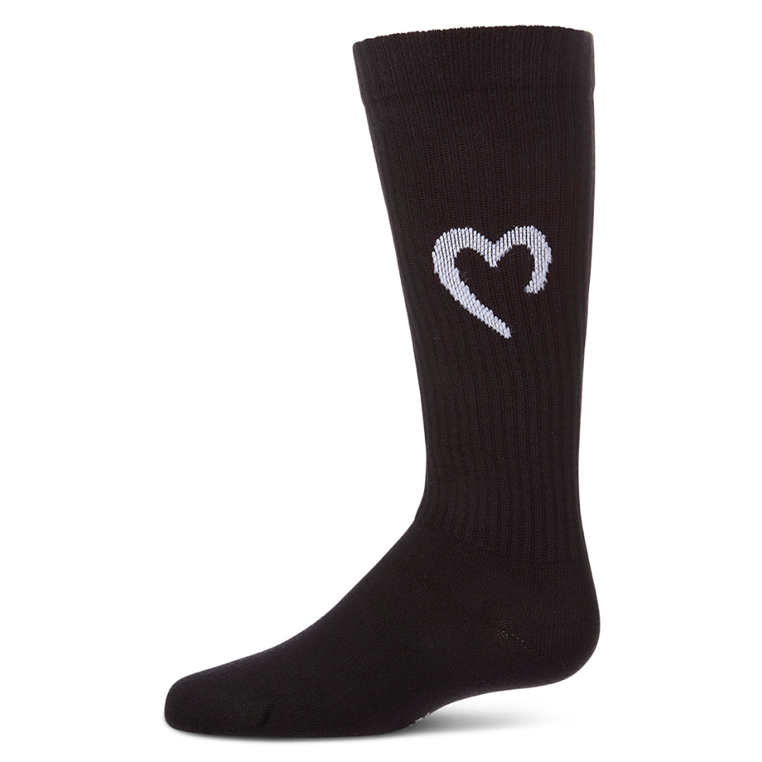 Memoi Open Heart Knee High - MKF-7235
